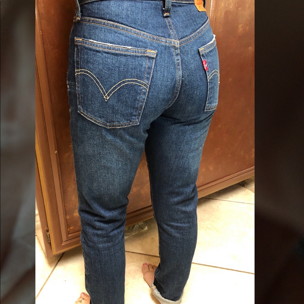 501 S Levi’s , Sz 24/ sz 1 high waisted. - Picture 2 of 7